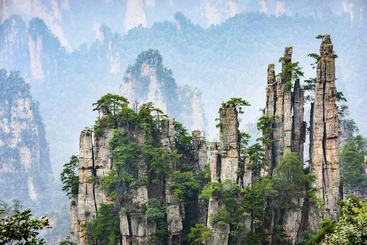 Der Zhangjiajie-Nationalpark in China ist ein einmaliges Erlebnis